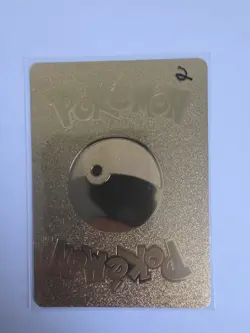 Copperajah VMAX Metal Gold Foil Pokemon Card Fan Art Display Card HP340 - Image 2