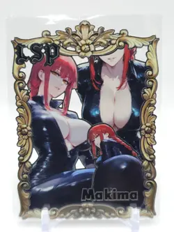 Goddess Story - Silver Metal Waifu Card - Makima - NUMBERED 105/200 - Image 1