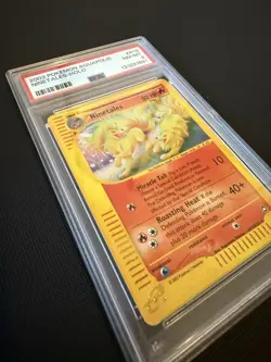 Pokemon Ninetales H19/H32 Aquapolis Holo Rare Card PSA 8 Near Mint Condition - Image 3