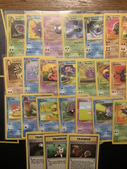 COMPLETE Fossil Common and Uncommon Set! NM/LP -Vintage Wotc Pokemon Cards- - Image 2
