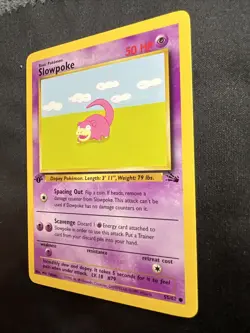 Slowpoke 55/62 1st Edition Fossil Regular 1999 Pokemon Card - Image 2