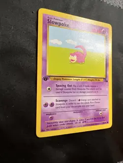 Slowpoke 55/62 1st Edition Fossil Regular 1999 Pokemon Card - Image 3