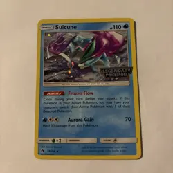 Pokemon TCG Suicune holo 59/214 Legendary Pokemon Promo Card - NM - Image 1