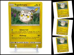 Pokemon Sun & Moon Base Set 53/149 Togedemaru 4X Mint/NM Uncommon TCG 4 Cards X4 - Image 1