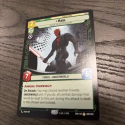 Maul - Shadow Collective Visionary 090/262 Star Wars Unlimited TCG Card SHD NM - Image 1