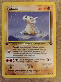 Pokemon Card Sabrina's Porygon Gym Challenge 1st Edition & Cubone 1st Edition! - Image 3