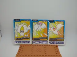 Pidgey Pidgeotto Pidgeot 018 Pokemon Card Carddass Japanese BANDAI Nintendo 1997 - Image 1