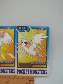 Pidgey Pidgeotto Pidgeot 018 Pokemon Card Carddass Japanese BANDAI Nintendo 1997 - Image 4