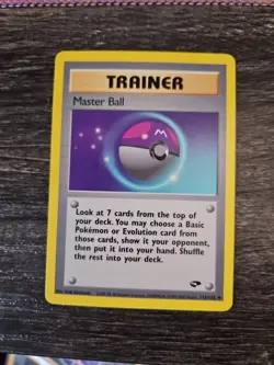 Pokemon Card - Gym Challenge 116/132 - MASTER BALL (uncommon) - NM - Image 1