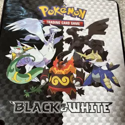 Pokemon TCG 2011 Black & White Ultra Pro 3 D Ring Card Binder With 20 Sleeves - Image 2