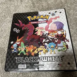 Pokemon TCG 2011 Black & White Ultra Pro 3 D Ring Card Binder With 20 Sleeves - Image 3