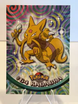 Kadabra #64 - Blue Logo - NON-HOLO - SERIES 1 TOPPS Pokemon Card NM - Image 1