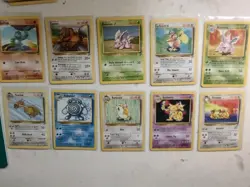 Kadabra Base Set 2 + 9 Card Lot - Vintage WOTC Pokemon - LP/NM Condition - Image 1
