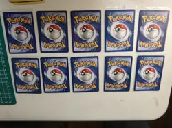 Kadabra Base Set 2 + 9 Card Lot - Vintage WOTC Pokemon - LP/NM Condition - Image 4