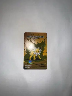 Pokemon Center Bear Walker 2025 JOLTEON Card (513/900) (CARD ONLY) - Image 1