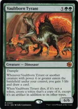 MTG Vaultborn Tyrant Normal NM Outlaws of Thunder Junction OTJ The Big - Image 1