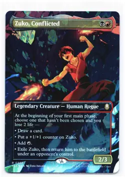 Zuko, Conflicted (Borderless) R Avatar: The Last Airbender 302 NM - Image 1