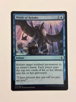 Winds of Rebuke Amonkhet Foil Magic the Gathering MTG - Image 1