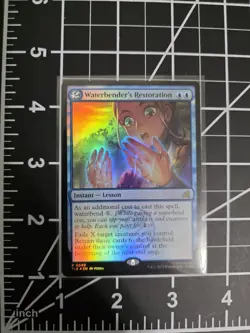 Waterbender's Restoration 0099 TLE Foil MTG Avatar: The Last Airbender NM/M - Image 1