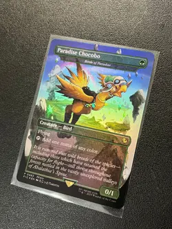 MTG Final Fantasy Paradise Chocobo - Birds of Paradise NM (Borderless Foil) 0483 - Image 2