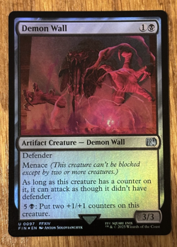 MTG Final Fantasy, Demon Wall - Foil - Image 1