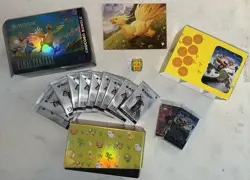 Final Fantasy Chocobo Bundle *Opened* NO Chocobo Booster MTG - Image 1