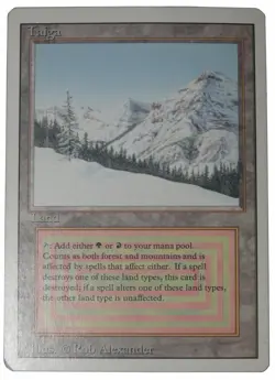 -=[ Magic The Gathering ]=- Taiga - Revised Edition (3ED) - Image 1