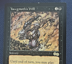 MTG 1998 URZA'S SAGA YAWGMOTH'S WILL PLAYED - Image 2