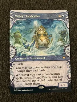 Magic The Gathering MTG - Valley Floodcaller (Showcase) - Bloomburrow - Image 1