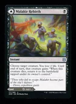 * * 1x Malakir Rebirth x1 * * Zendikar Rising MTG NM Near Mint - Image 1