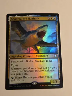 Shabraz, the Skyshark FOIL X1 C20 MTG Commander 2020 - Image 1