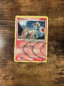 Arceus LV.100 Fire AR3 Platinum Arceus Collection HP Pokemon - Image 1