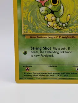 1999 Pokemon Caterpie 045/102 Base Set Regular - Image 5
