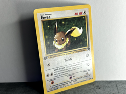 Pokemon Eevee Regular 1st Edition Common 55/82 Team Rocket MP/HP - Image 3