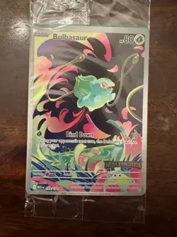 Pokemon TCG ‘Bulbasaur 133/132’ Mega Evolution Stamped Promo SEALED English - Image 2