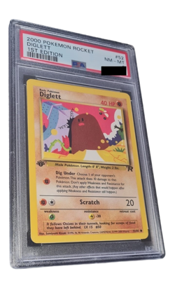 Pokemon - Diglett - PSA 8 - 2000 Team Rocket - 1st. Edition - ENG - Image 3