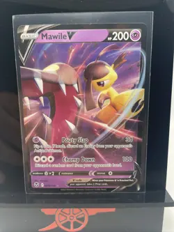 Mawile V- 70/195 Silver Tempest Ultra Rare Holo - Pokemon TCG Mint/NM - Image 1
