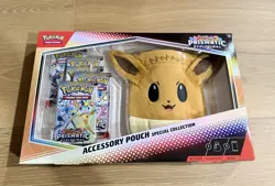 Pokemon TCG Prismatic Evolutions Eevee Accessory Pouch Special Collection Sealed - Image 1