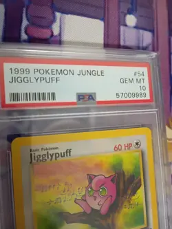 Pokemon Jigglypuff Jungle Set 1999 #54 PSA 10 Low Pop - Image 3