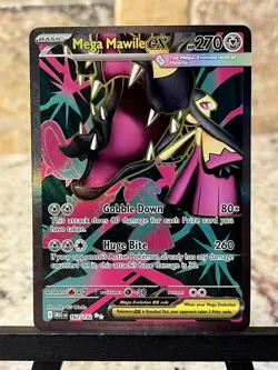Pokemon TCG ~ Mega Mawile EX Full Alt Art Ultra Rare Mega Evolutions 162/132 NIM - Image 1