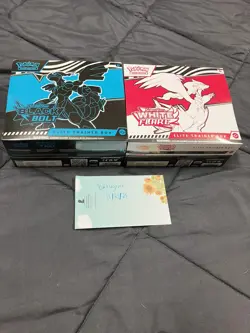 Pokemon Black Bolt and White Flare Elite Trainer Box ETB Set of 2 - Image 1
