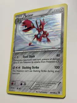 Scizor 94/149 BW Boundaries Crossed Pokemon Holo Foil Near Mint - Image 3