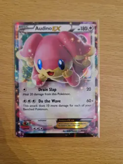 Pokemon TCG XY Fates Collide Audino EX 84/124 - Image 1