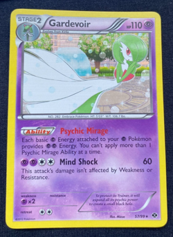 Pokemon TCG Gardevoir Next Destinies 57/99 Holo Rare LP - Image 1