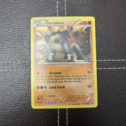 Pokemon TCG - Terrakion - 73/101 - Noble Victories - VLP Cosmos Holo Rare (2011) - Image 1