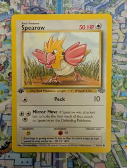 Spearow 62/64 1st Edition Jungle LP Vintage WOTC - Pokemon TCG - Image 1