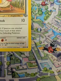 Spearow 62/64 1st Edition Jungle LP Vintage WOTC - Pokemon TCG - Image 5