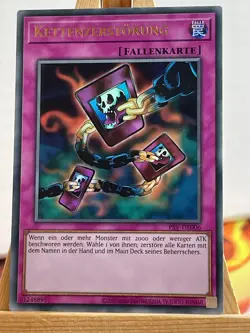 Kettenzerstorung PSV-DE006 25th Ultra Rare Deutsch NM YUGIOH - Image 1