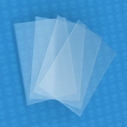 100 Buste Bustine protettive trasparenti perfect sleeves 60.5x87 carte yugioh - Image 2