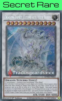 Yu-Gi-Oh! Dragon Esprit Ultime aux Yeux Bleus : SE SDWD-FR043 - Image 1